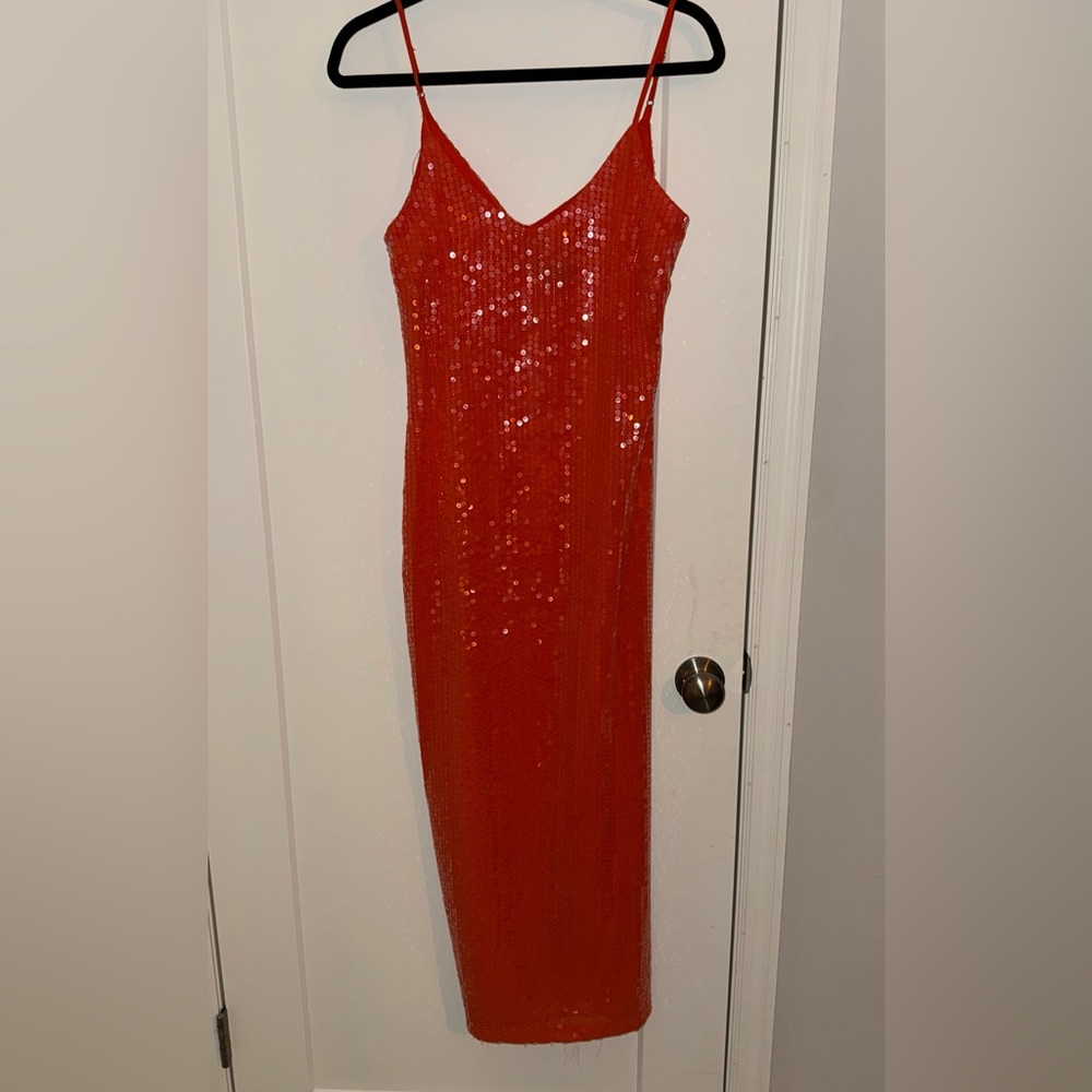 1. State Vibrant Red Dress